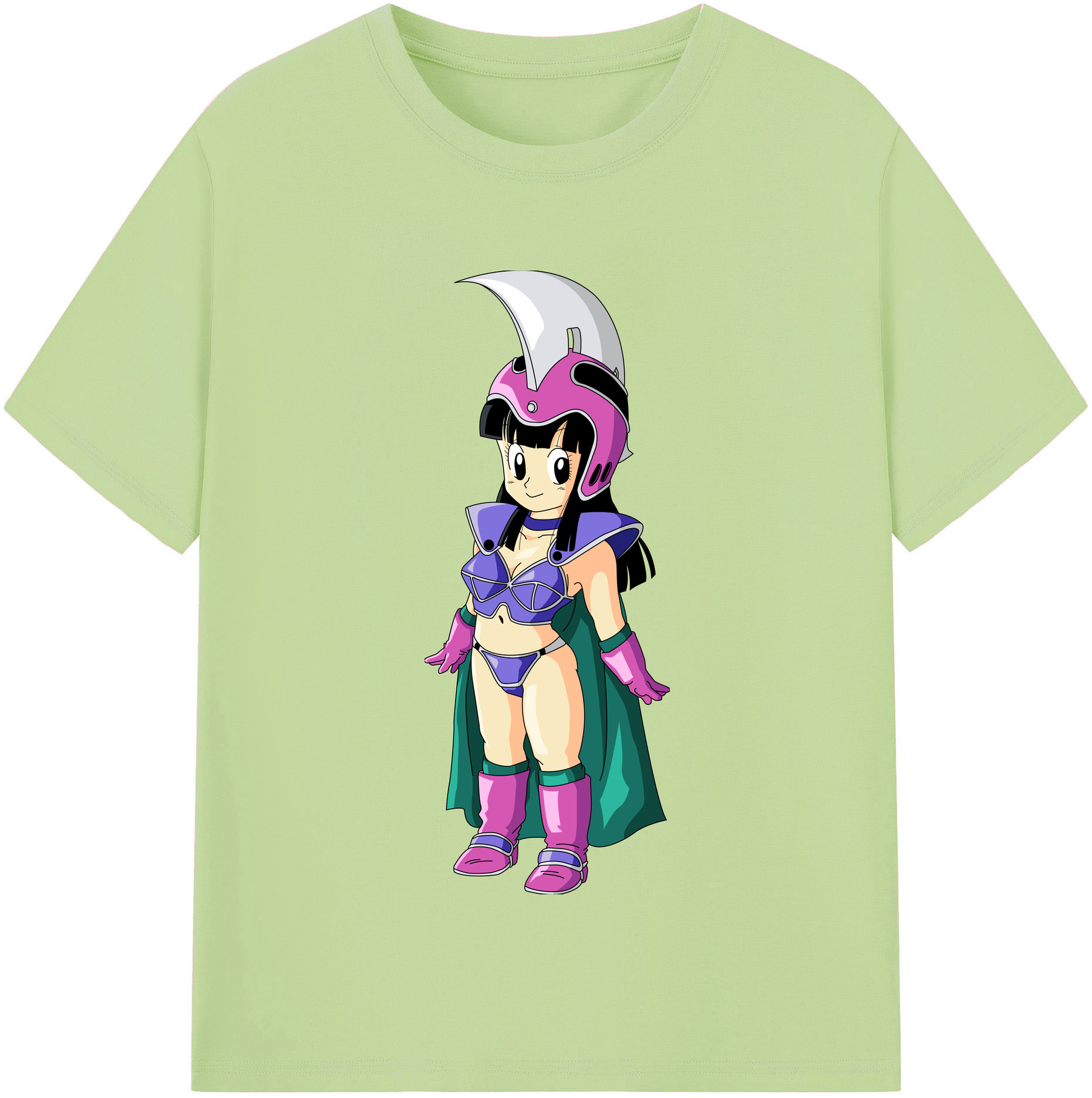 （画像用） ドラゴンボール チチ DRAGON BALL Chichi 綿100％半袖Tシャツ（フロントプリント）